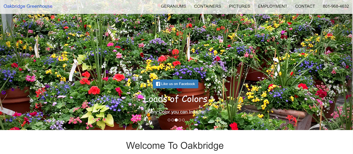 Oakbridge Greenhouse  Floral